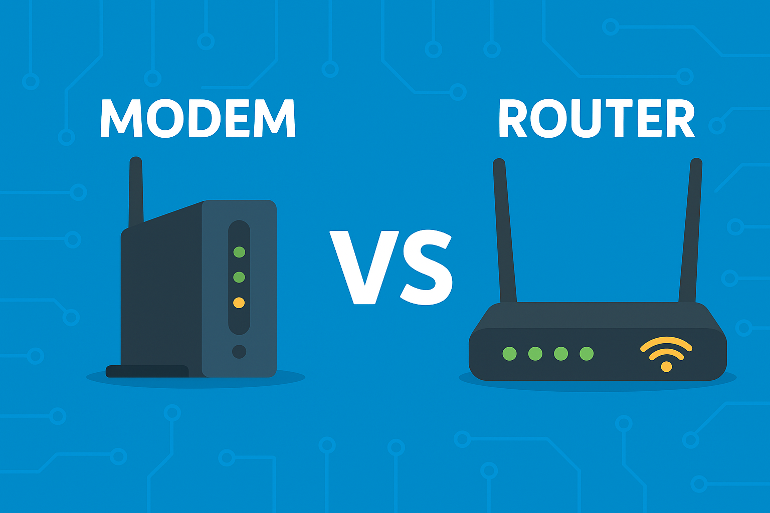 Differenza tra modem e router - Web-IT Servizi informatici Lugano