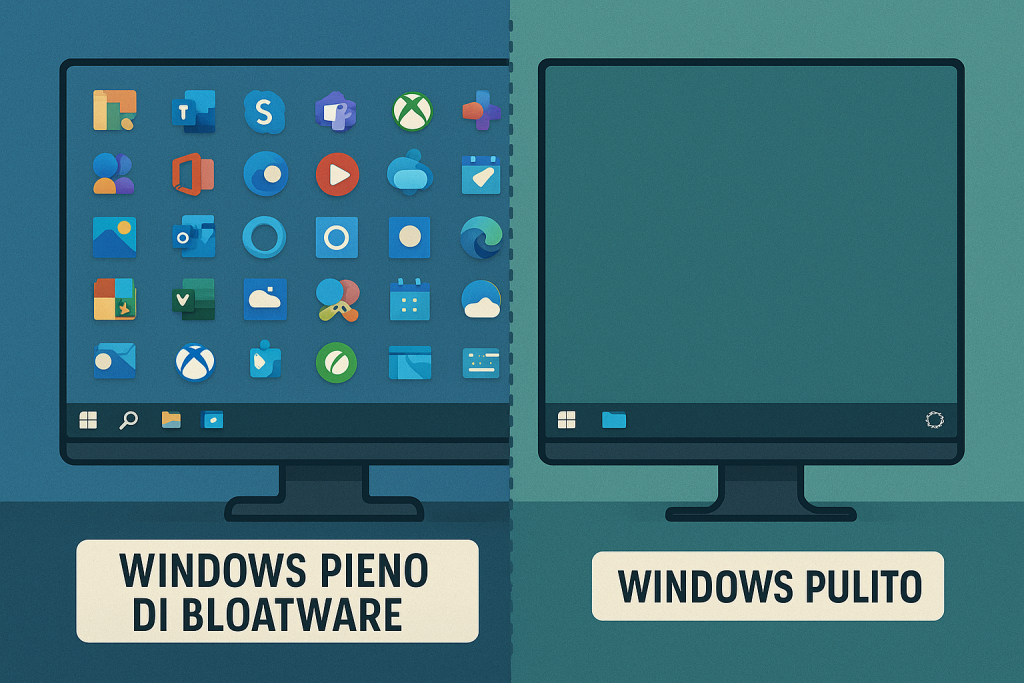 Scopri come creare una versione di Windows automatica, leggera e senza app inutili. Web-IT Lugano