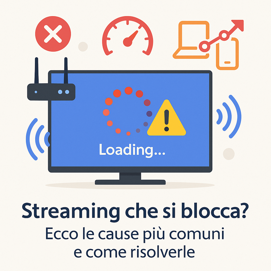 Streaming che si blocca? Ecco le cause più comuni e come risolverle - Web-IT Lugano